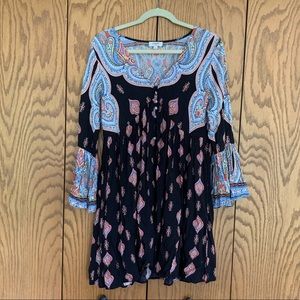 Babydoll Paisley Dress